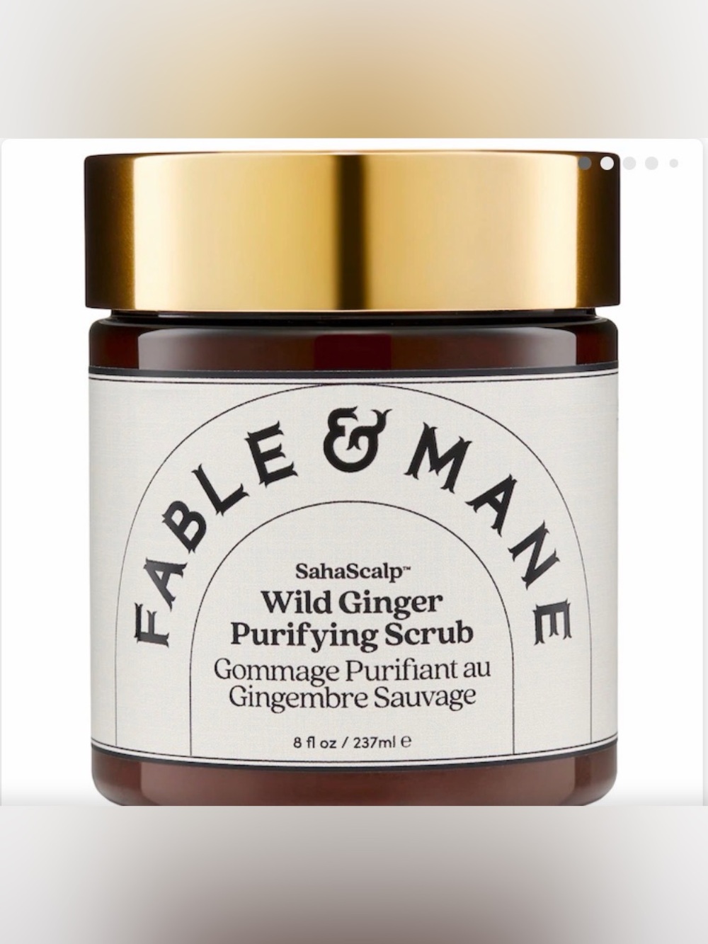 Fable & Mane SahaScalp Wild Ginger Purifying Scrub